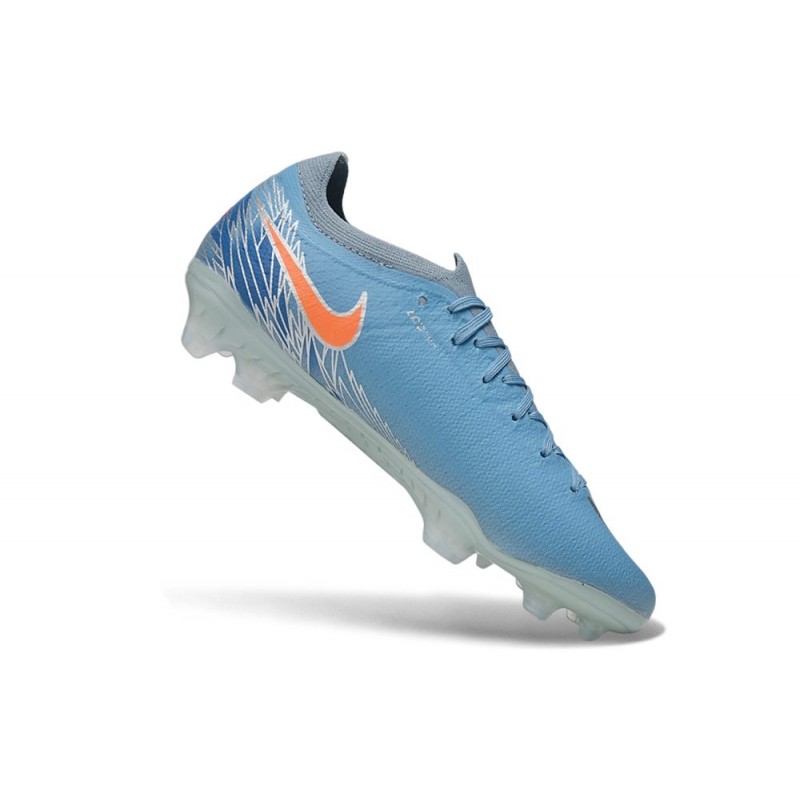 Chaussure Nike Air Zoom Mercurial Vapor XVII Elite FG Bleu Orange – Image 7