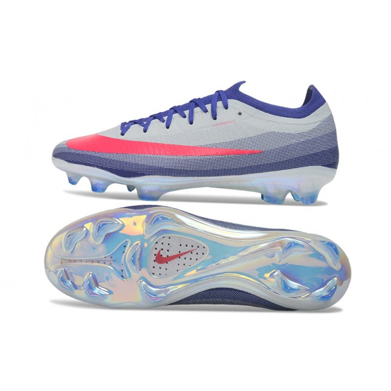 Chaussure Nike Air Zoom Mercurial Vapor XVII Elite FG Bleu Rouge – Image 2