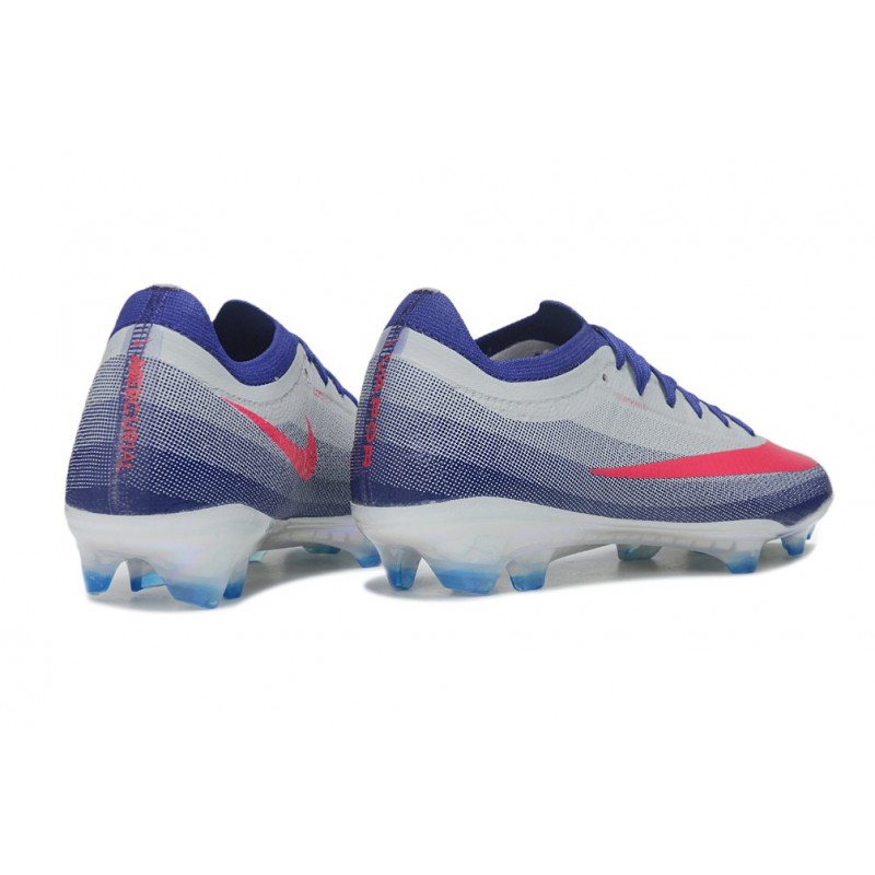 Chaussure Nike Air Zoom Mercurial Vapor XVII Elite FG Bleu Rouge – Image 4