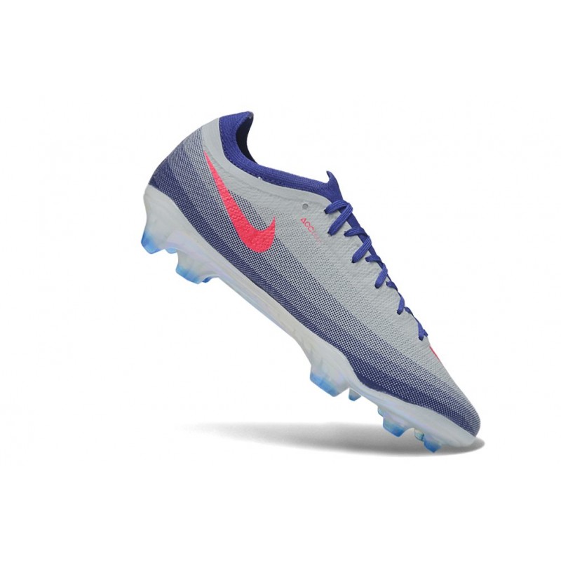 Chaussure Nike Air Zoom Mercurial Vapor XVII Elite FG Bleu Rouge – Image 7