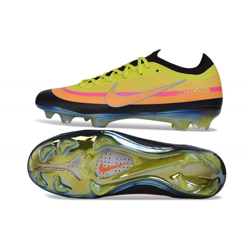 Chaussure Nike Air Zoom Mercurial Vapor XVII Elite FG Jaune Orange – Image 2