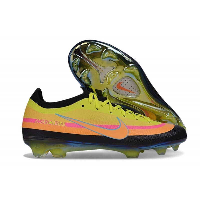 Chaussure Nike Air Zoom Mercurial Vapor XVII Elite FG Jaune Orange – Image 3