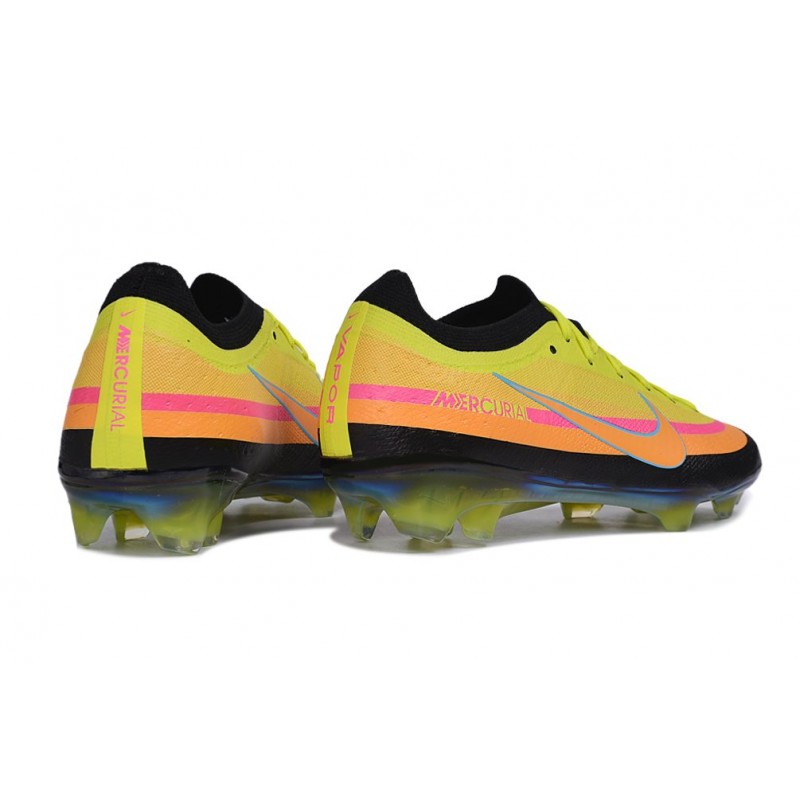 Chaussure Nike Air Zoom Mercurial Vapor XVII Elite FG Jaune Orange – Image 4