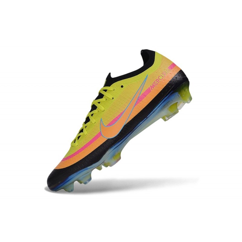 Chaussure Nike Air Zoom Mercurial Vapor XVII Elite FG Jaune Orange – Image 6