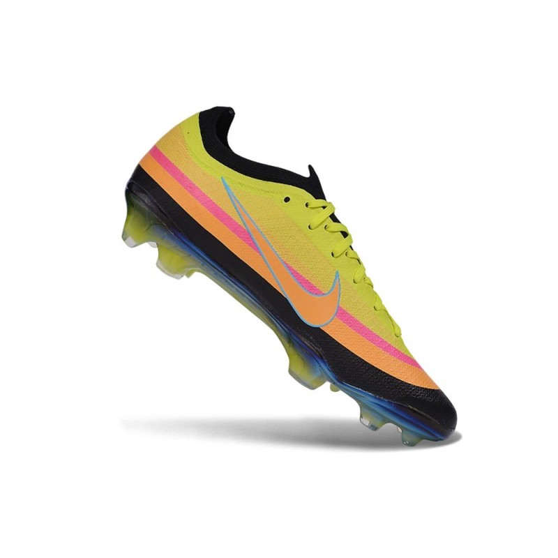 Chaussure Nike Air Zoom Mercurial Vapor XVII Elite FG Jaune Orange – Image 7