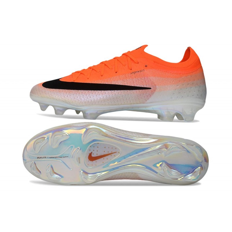 Chaussure Nike Air Zoom Mercurial Vapor XVII Elite FG Orange Noir – Image 2