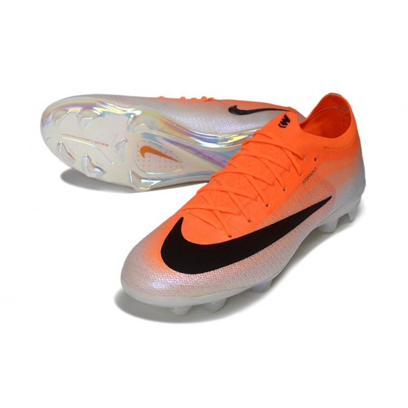 Chaussure Nike Air Zoom Mercurial Vapor XVII Elite FG Orange Noir – Image 5