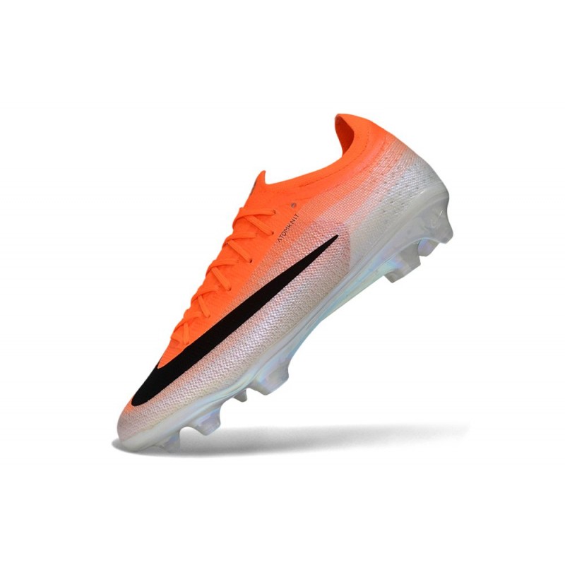 Chaussure Nike Air Zoom Mercurial Vapor XVII Elite FG Orange Noir – Image 6