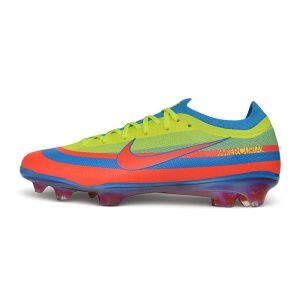 Chaussures de foot Nike Air Zoom Mercurial Vapor XVII Elite FG Rouge Jaune Bleu