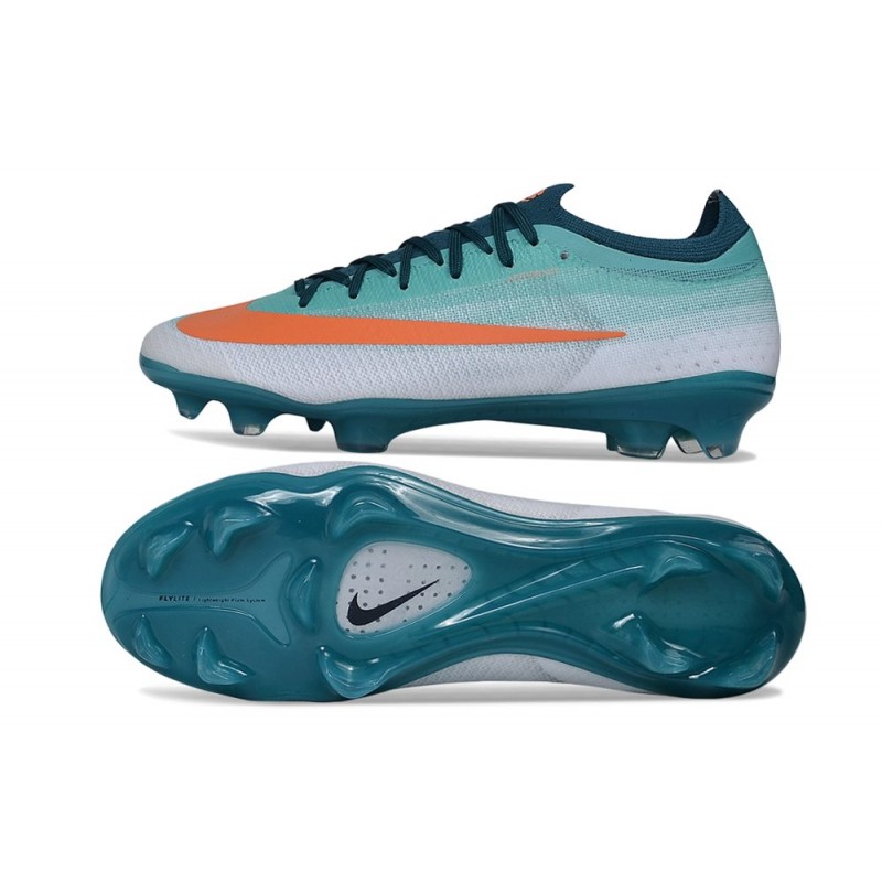 Chaussure Nike Air Zoom Mercurial Vapor XVII Elite FG Vert Orange – Image 2