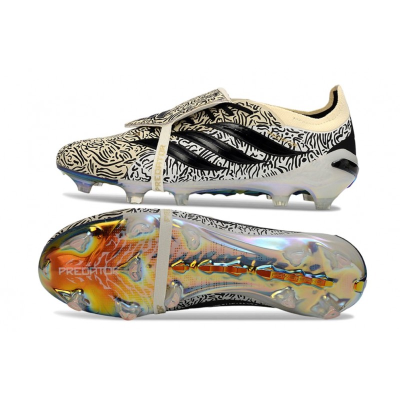 Chaussures de foot adidas Predator Elite FT FG Beige Noir – Image 2