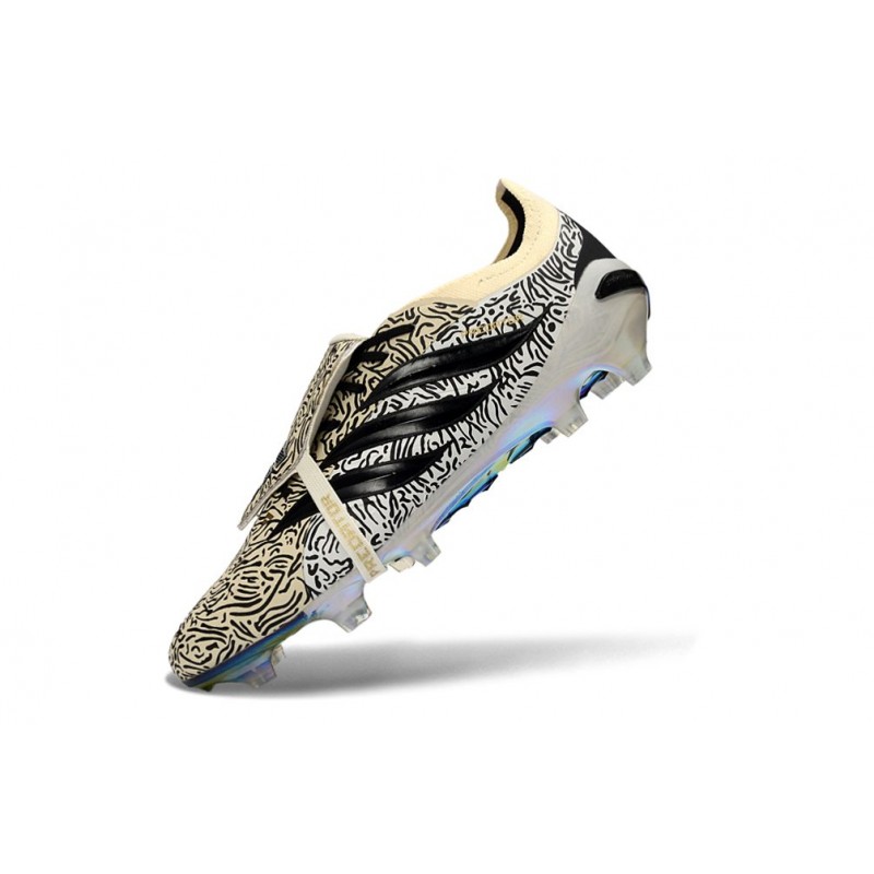 Chaussures de foot adidas Predator Elite FT FG Beige Noir – Image 6