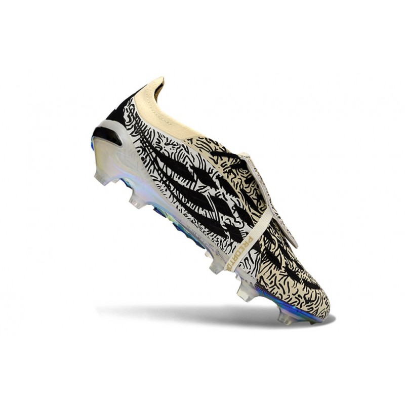 Chaussures de foot adidas Predator Elite FT FG Beige Noir – Image 7
