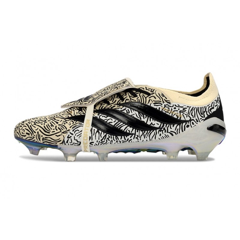 Chaussures de foot adidas Predator Elite FT FG Beige Noir