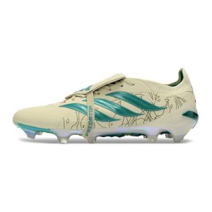 Chaussures de foot adidas Predator Elite FT FG Beige Vert