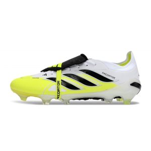 Chaussures de foot adidas Predator Elite FT FG Blanc Noir Jaune
