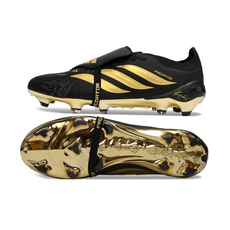 Chaussures de foot adidas Predator Elite FT FG Noir Or – Image 2