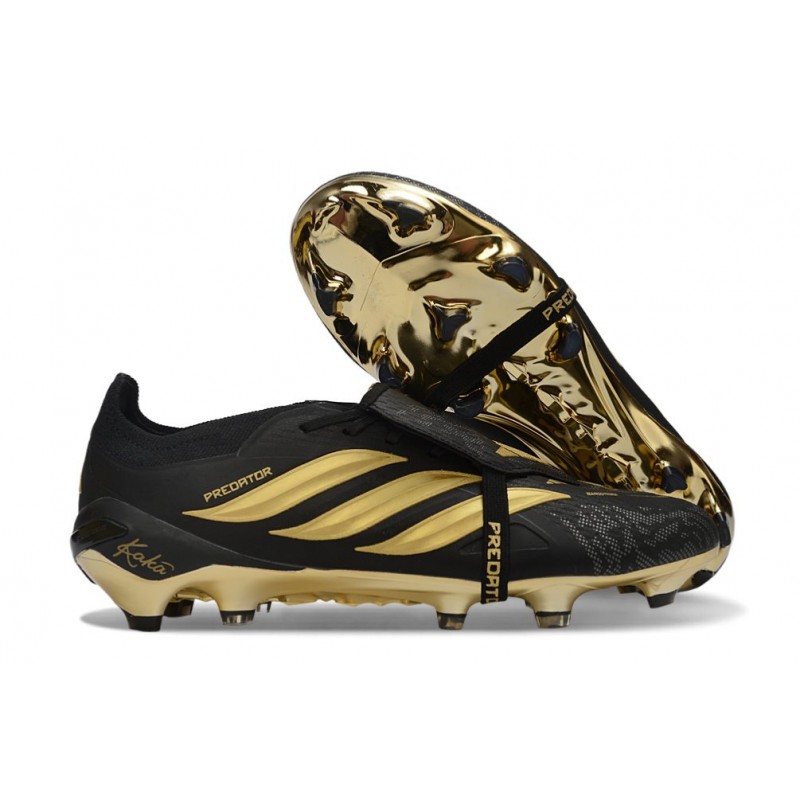 Chaussures de foot adidas Predator Elite FT FG Noir Or – Image 3