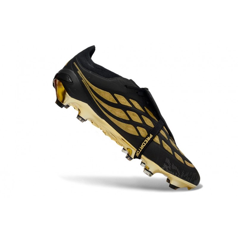 Chaussures de foot adidas Predator Elite FT FG Noir Or – Image 7