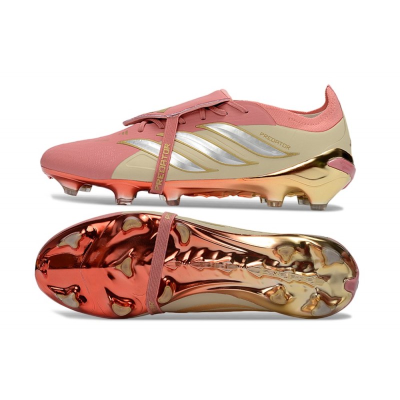 Chaussures de foot adidas Predator Elite FT FG Rose Argent – Image 2
