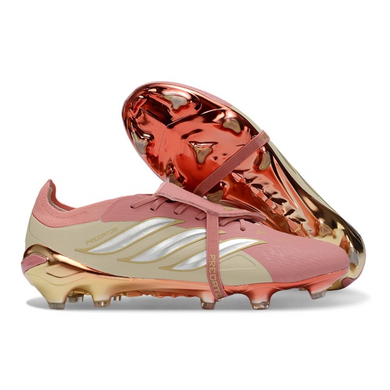 Chaussures de foot adidas Predator Elite FT FG Rose Argent – Image 3