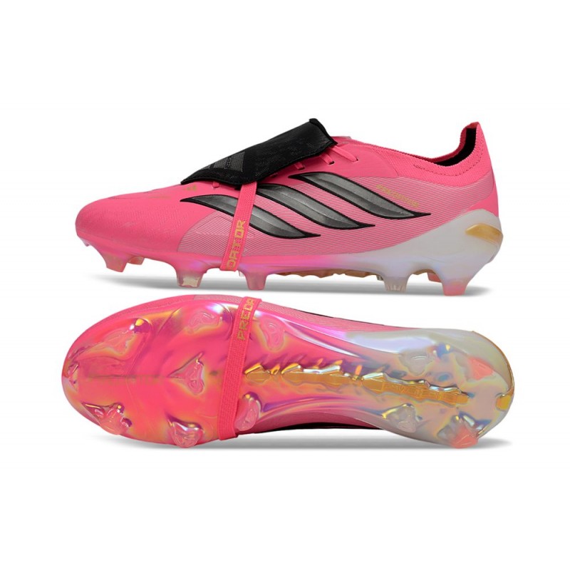 Chaussures de foot adidas Predator Elite FT FG Rose Noirvelles adidas Predator Elite FT FG Rose Noir – Image 2