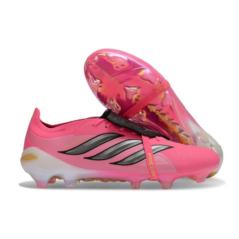 Chaussures de foot adidas Predator Elite FT FG Rose Noirvelles adidas Predator Elite FT FG Rose Noir – Image 3