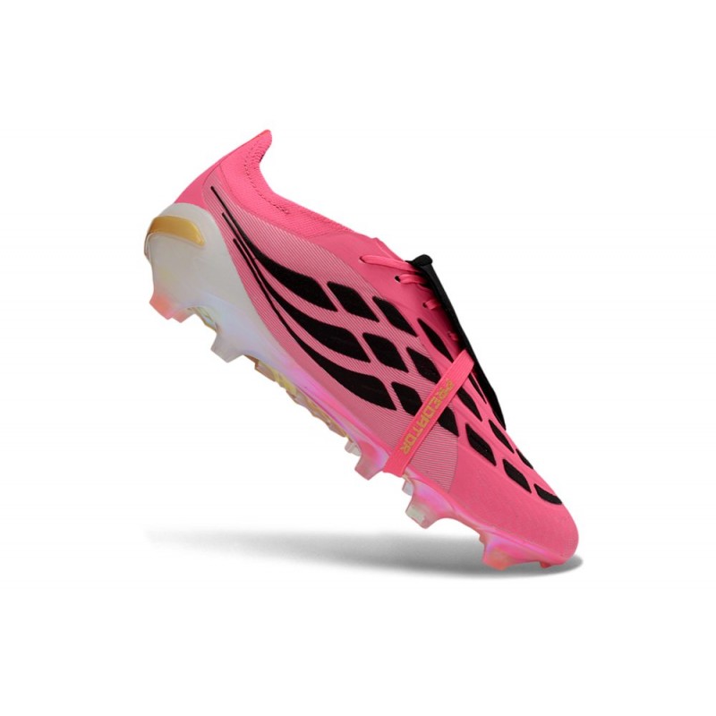 Chaussures de foot adidas Predator Elite FT FG Rose Noirvelles adidas Predator Elite FT FG Rose Noir – Image 7