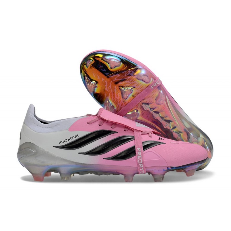 Chaussures de foot adidas Predator Elite FT FG Rose Noir Blanc – Image 3