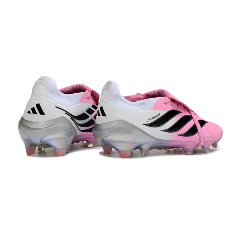 Chaussures de foot adidas Predator Elite FT FG Rose Noir Blanc – Image 4