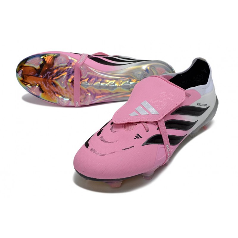 Chaussures de foot adidas Predator Elite FT FG Rose Noir Blanc – Image 5
