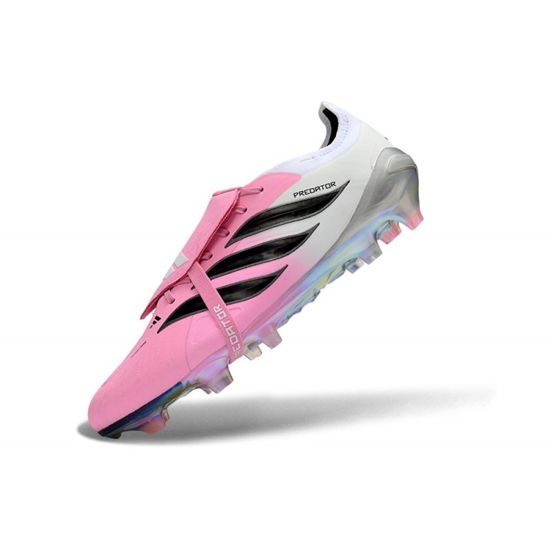 Chaussures de foot adidas Predator Elite FT FG Rose Noir Blanc – Image 6