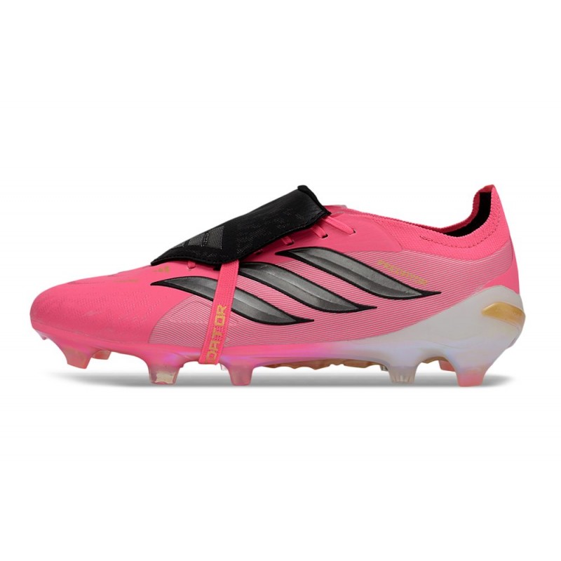 Chaussures de foot adidas Predator Elite FT FG Rose Noir