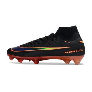 Chaussures Nike Mercurial Superfly X Elite FG Noir Orange