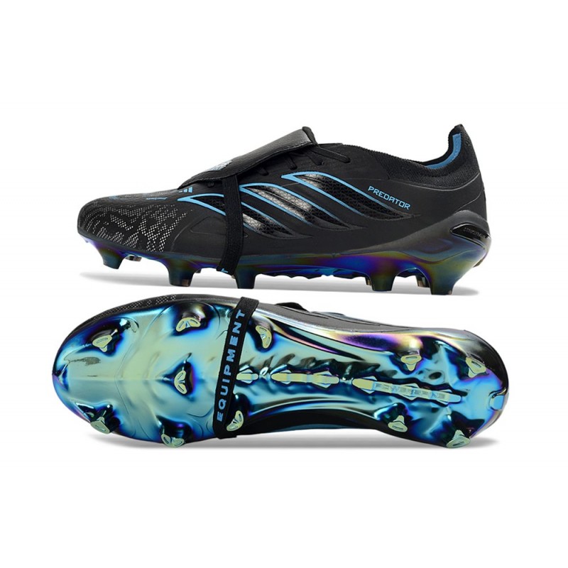 Chaussure adidas Predator Elite Tongue FG EQT Noir Vert Édition Limitée – Image 2