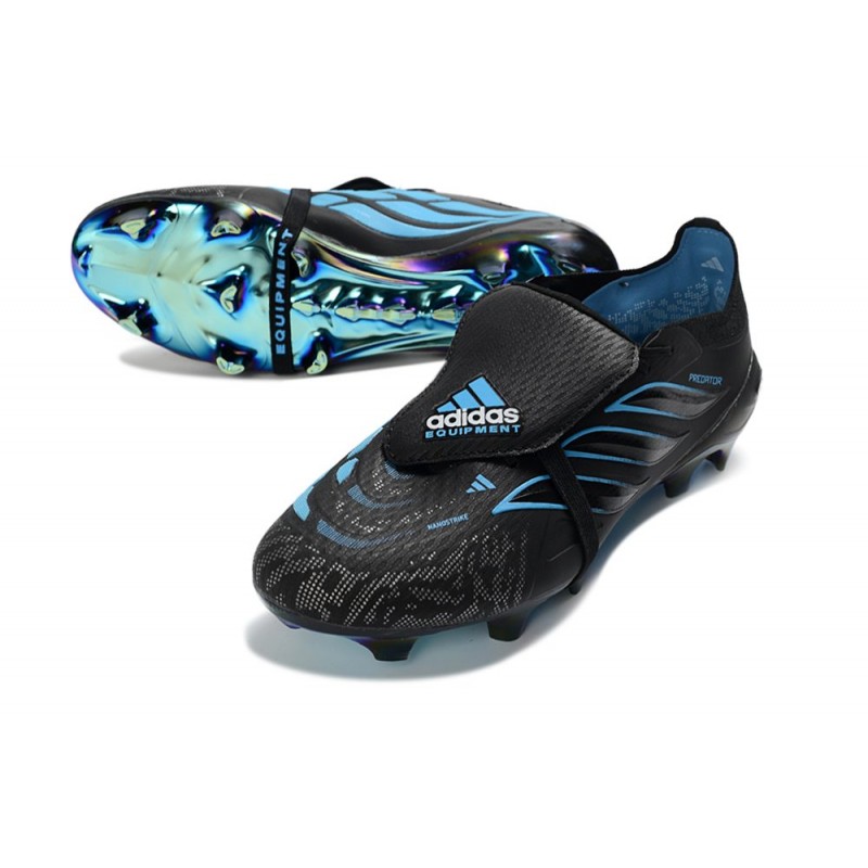 Chaussure adidas Predator Elite Tongue FG EQT Noir Vert Édition Limitée – Image 5