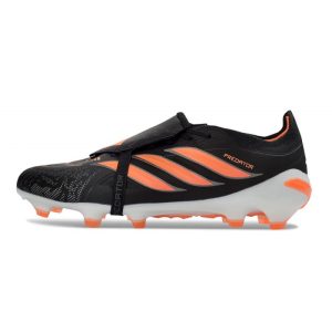 Chaussure de Foot adidas Predator Elite Tongue FG Noir Orange