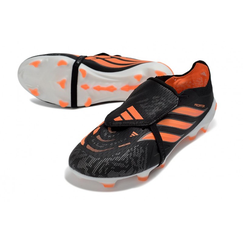 Chaussure de Foot adidas Predator Elite Tongue FG Noir Orange – Image 5