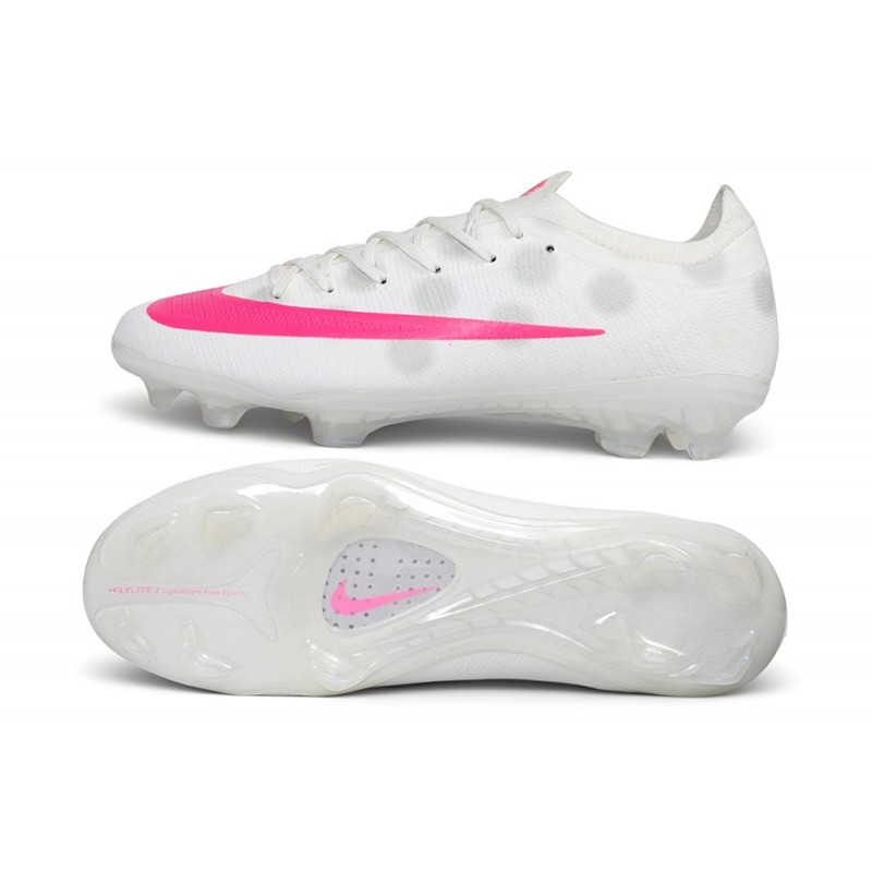 Chaussures de foot Nike Mercurial Vapor 17 Elite FG Blanc Rose – Image 2