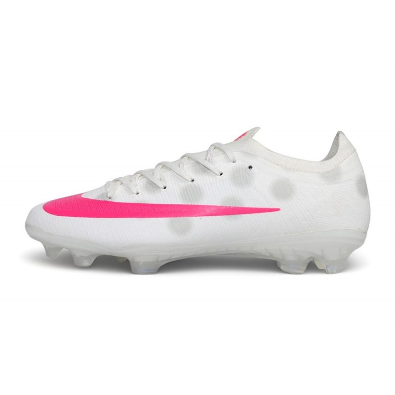 Chaussures de foot Nike Mercurial Vapor 17 Elite FG Blanc Rose