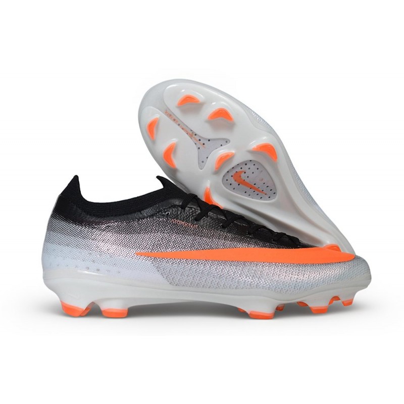Chaussures de foot Nike Mercurial Vapor 17 Elite FG Noir Orange – Image 3