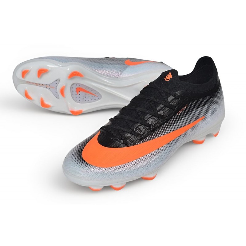 Chaussures de foot Nike Mercurial Vapor 17 Elite FG Noir Orange – Image 5