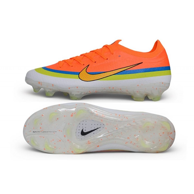 Chaussures de foot Nike Mercurial Vapor 17 Elite FG Orange Jaune – Image 2