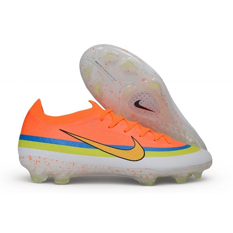 Chaussures de foot Nike Mercurial Vapor 17 Elite FG Orange Jaune – Image 3