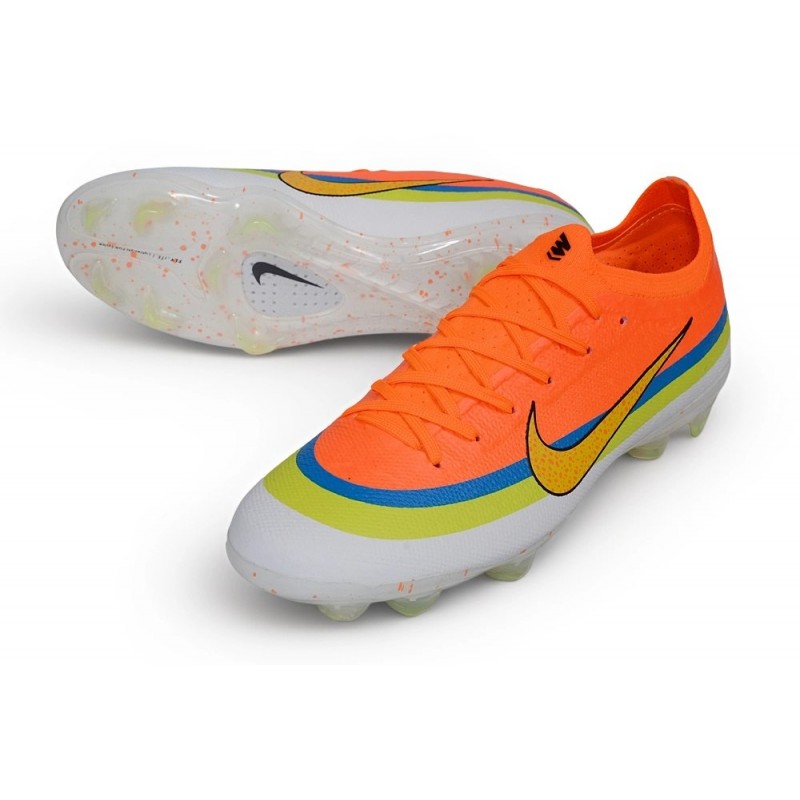 Chaussures de foot Nike Mercurial Vapor 17 Elite FG Orange Jaune – Image 5