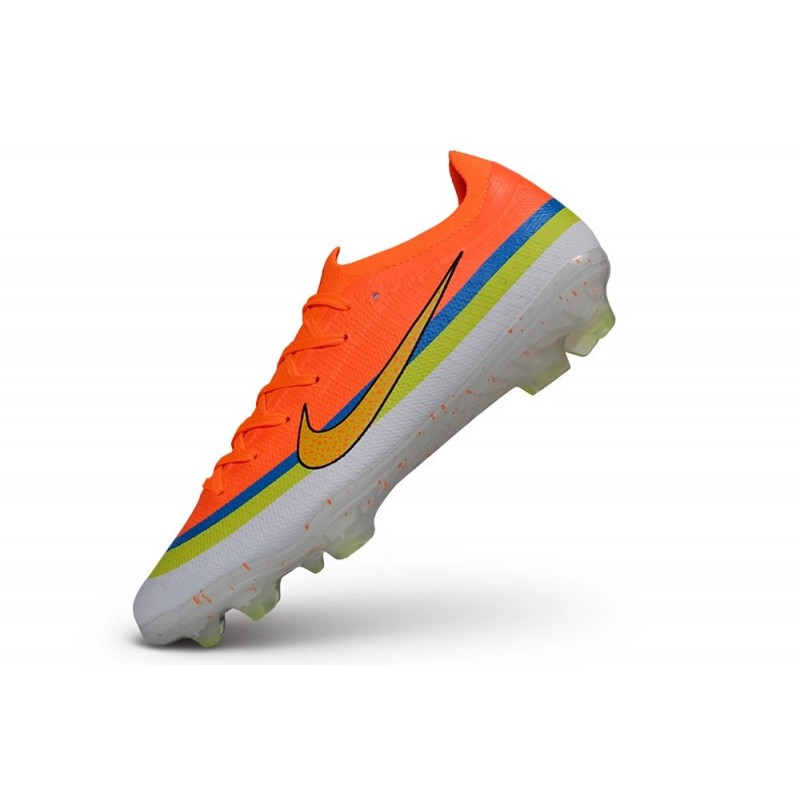 Chaussures de foot Nike Mercurial Vapor 17 Elite FG Orange Jaune – Image 6