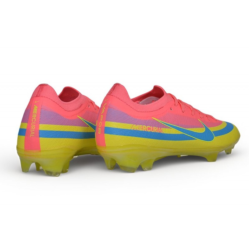 Chaussures de foot Nike Mercurial Vapor 17 Elite FG Rouge Jaune Bleu – Image 4