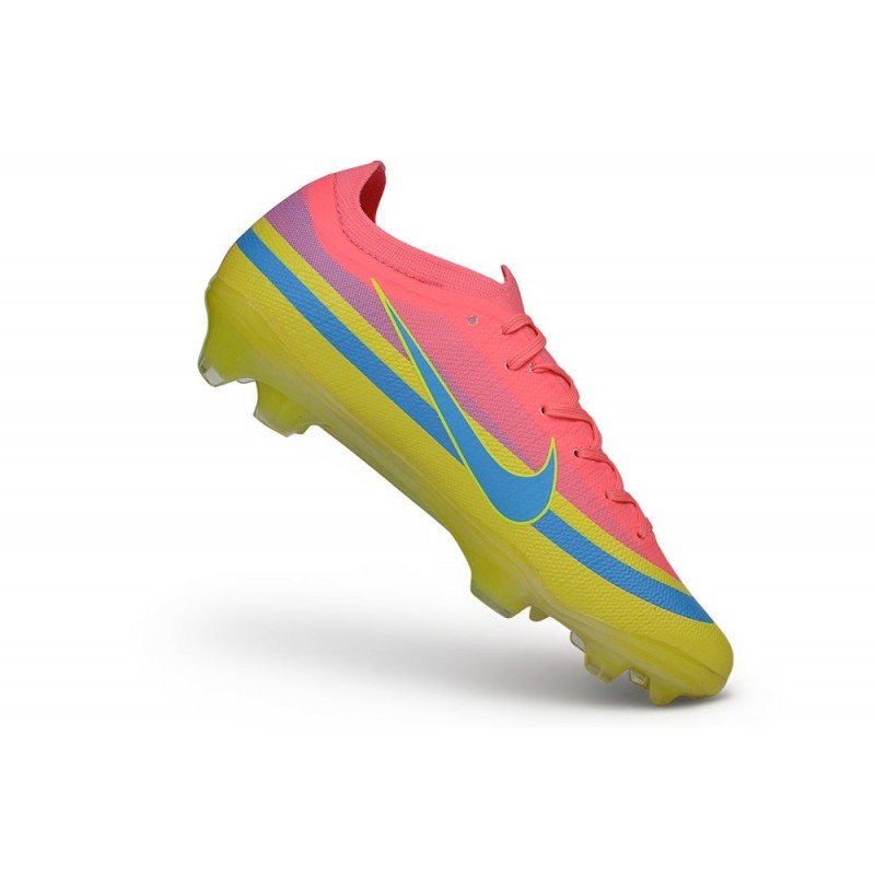 Chaussures de foot Nike Mercurial Vapor 17 Elite FG Rouge Jaune Bleu – Image 7