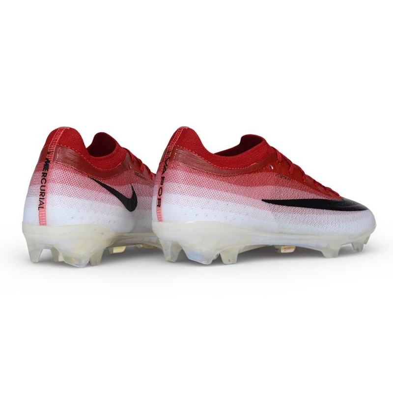 Chaussures de foot Nike Mercurial Vapor 17 Elite FG Rouge Noir – Image 4