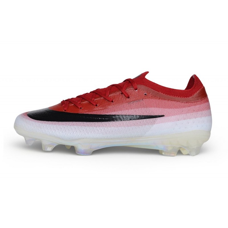 Chaussures de foot Nike Mercurial Vapor 17 Elite FG Rouge Noir